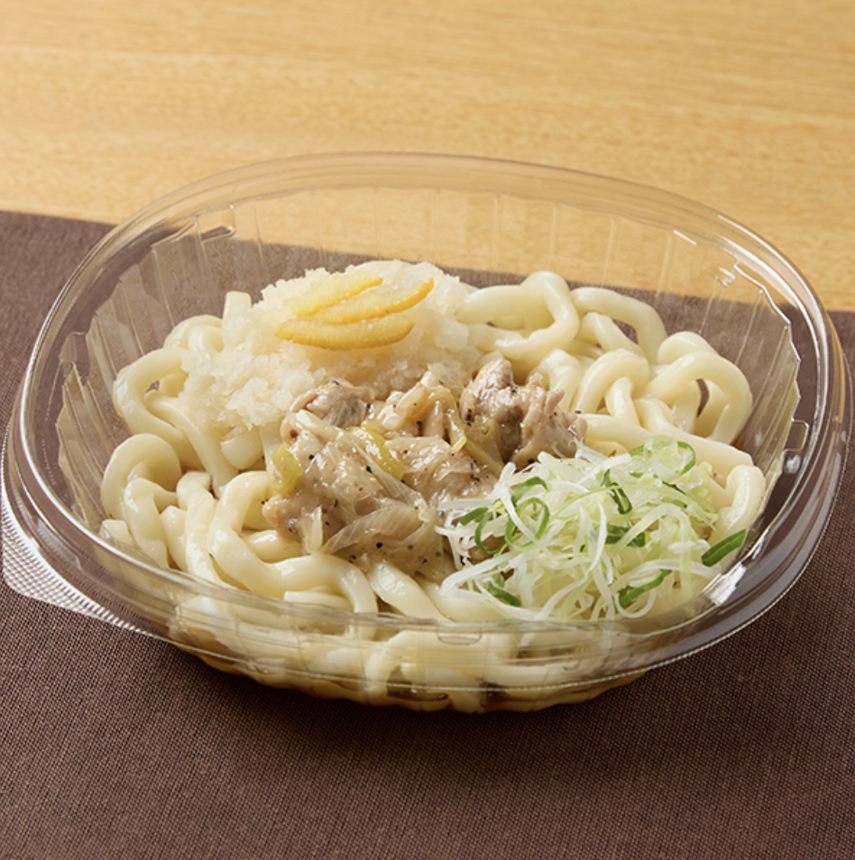 高知県産ゆず　冷し鶏塩おろしうどん
