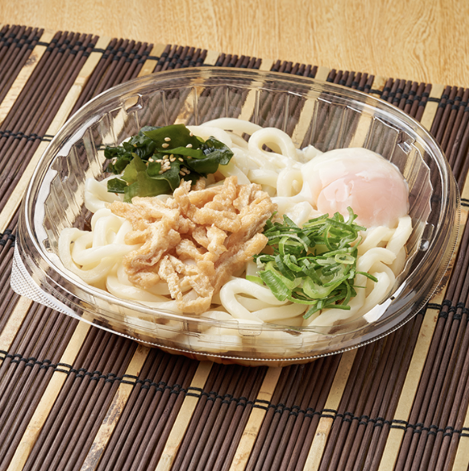 半熟たまご入り　大盛冷しぶっかけうどん