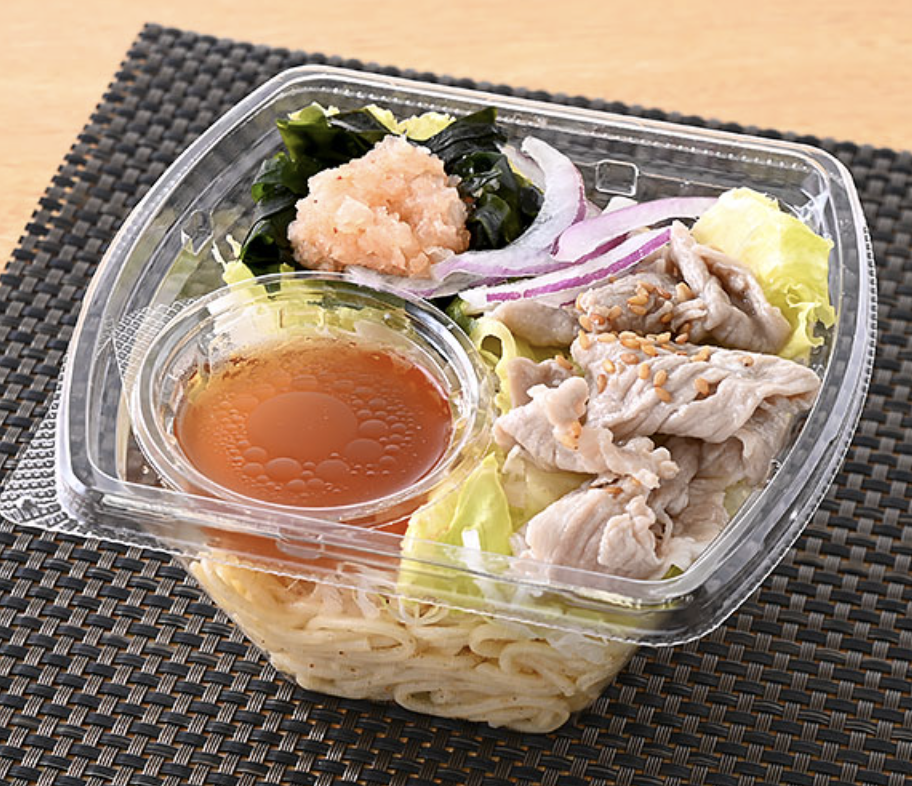 たんぱく質が摂れる！豚しゃぶおろしパスタサラダ