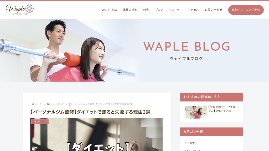 WAPLEの記事